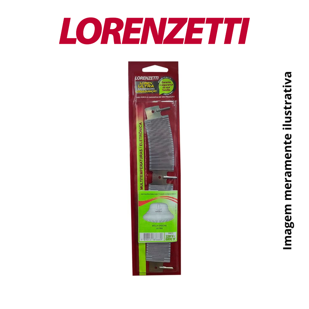 RESISTENCIA ULTRA BELLA DUCHA MULTITEMPERATURAS/ELETRÔNICA 5500W 127V CAIXA COM 24 - LORENZETTI